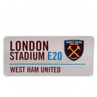West Ham United LONDON Straatbord