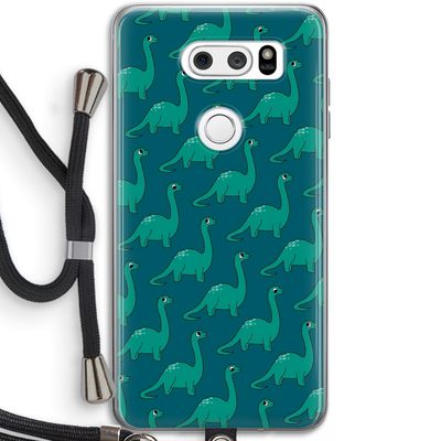 Diplodocus: LG V30 Transparant Hoesje met koord