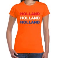 Holland rwb / Nederland fan t-shirt oranje voor dames