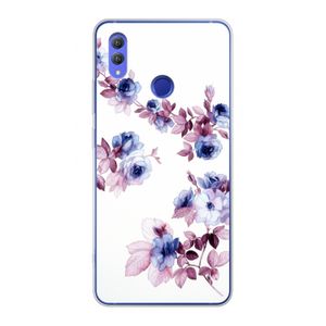 Waterverf bloemen: Honor Note 10 Transparant Hoesje