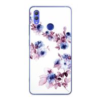 Waterverf bloemen: Honor Note 10 Transparant Hoesje