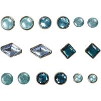 Vivi Gade Deco brads, afm 8-18 mm, blauw, 16 stuk/ 1 doos