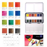 Vaessen Creative • aquarelverf set basis 12 kleuren