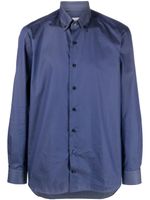 Zilli chemise en popeline à manches longues - Bleu