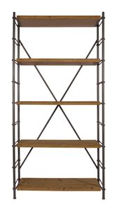 Dutchbone Wandrek Iron 200 x 100cm - Hout