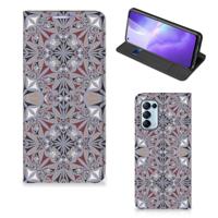 OPPO Find X3 Lite | Standcase | Flower Tiles