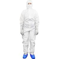 Antistat 600-5008E Antistatische wegwerpoveralls Maat: L Wit