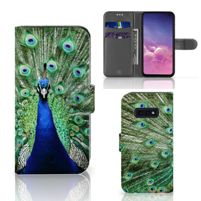 Samsung Galaxy S10e | Telefoonhoesje | Met pasjeshouder | Pauw