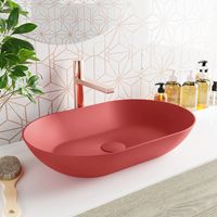 MONDIAZ ONNI Waskom solid surface 55cm kleur Fire / Fire MONDIAZ ONNI Waskom solid surface 55cm kleur Fire / Fire