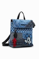Middelgrote denim rugzak met Mickey Mouse - BLUE - U