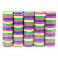 Boland Party serpentines - 5x rollen - gekleurde stroken mix - papier - feestartikelen   - - thumbnail