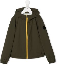 Woolrich Kids veste zippée à patch logo - Vert