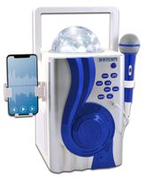 Bontempi karaoke draadloos junior 30 x 40 x 22 cm blauw/zilver - thumbnail