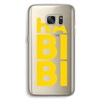 Habibi Blue: Samsung Galaxy S7 Transparant Hoesje