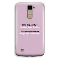 gij zijt ook iemand: LG K10 (2016) Transparant Hoesje gij zijt ook iemand: LG K10 (2016) Transparant Hoesje
