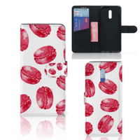 OPPO Reno Book Cover Pink Macarons - thumbnail