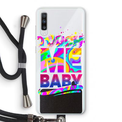 Touch Me: Samsung Galaxy A70 Transparant Hoesje met koord