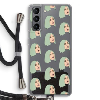 King Kylie: Samsung Galaxy S21 Transparant Hoesje met koord