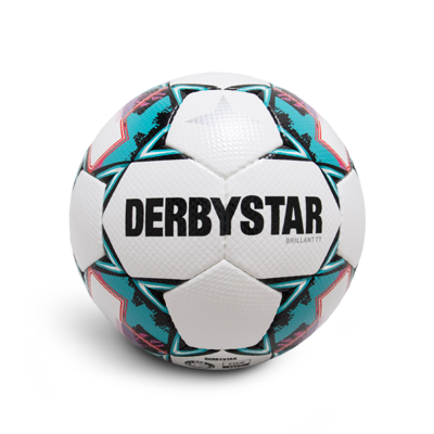 DerbyStar Voetbal Brillant TT V24 Wit Groen Zwart 1504 10 stuks met gratis Eredivisie ballenzak en pomp DerbyStar Voetbal Brillant TT V24 Wit Groen Zwart 1504 10 stuks met gratis Eredivisie ballenzak en pomp