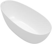 Villeroy & Boch Antao vrijstaand bad met 2 ligzijdes 170x75x50,4cm mat stone white quaryl Villeroy & Boch Antao vrijstaand bad met 2 ligzijdes 170x75x50,4cm mat stone white quaryl