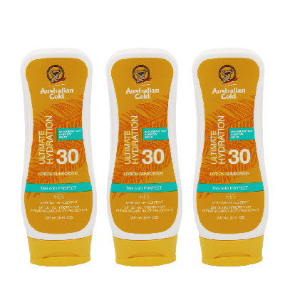 Australian Gold SPF 30 Lotion 3x237ml