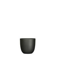 Bloempot Pot rond es/10.5 tusca 11 x 12 cm zwart mat Mica - Mica decorations