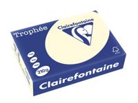 Clairefontaine Trophée Pastel, gekleurd papier, A4, 210 g, 250 vel, crème Clairefontaine Trophée Pastel, gekleurd papier, A4, 210 g, 250 vel, crème