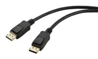 Renkforce RF-5771516 DisplayPort-kabel DisplayPort Aansluitkabel DisplayPort-stekker, DisplayPort-stekker 2.00 m Zwart PVC-mantel