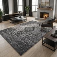 Vloerkleed Méridional - Antraciet 150x80cm - Polypropyleen - Dekbed-Discounter.nl