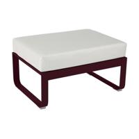 Fermob Bellevie 1-zitshocker Black Cherry - Off-White