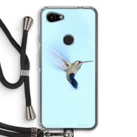 Kolibri: Pixel 3a Transparant Hoesje met koord