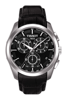 Horlogeband Tissot T0356171605100A XL / T610028583 Croco leder Zwart 23mm - thumbnail