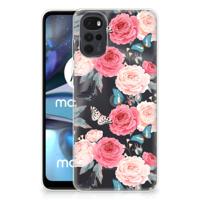 Motorola Moto G22 | TPU Case | Butterfly Roses