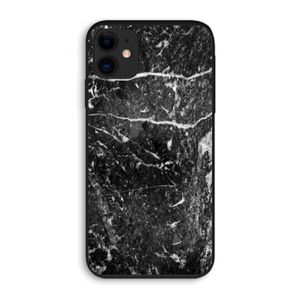 Zwart marmer: iPhone 11 Biologisch afbreekbaar hoesje
