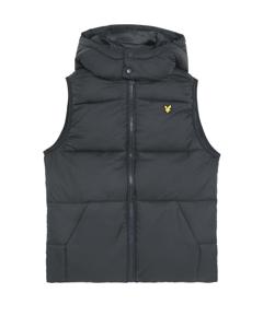 Lyle & Scott winter gilet jongens - donker navy blauw - gewatteerd