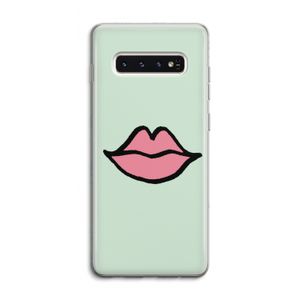 Kusje: Samsung Galaxy S10 4G Transparant Hoesje