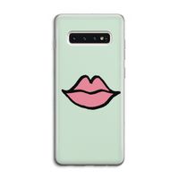 Kusje: Samsung Galaxy S10 4G Transparant Hoesje