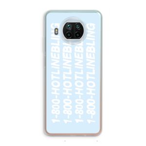 Hotline bling blue: Xiaomi Mi 10T Lite 5G Transparant Hoesje