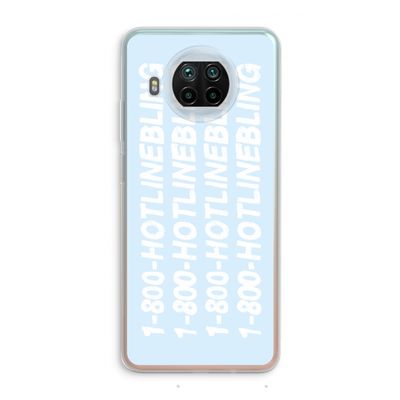 Hotline bling blue: Xiaomi Mi 10T Lite 5G Transparant Hoesje