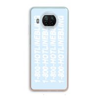 Hotline bling blue: Xiaomi Mi 10T Lite 5G Transparant Hoesje