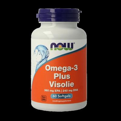 NOW Omega-3 Plus 360mg EPA 240mg DHA 60 Softgels