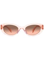 RAG & BONE EYEWEAR lunettes de soleil Ann à monture ovale - Rose