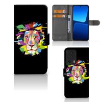 Xiaomi 13 Lite Leuk Hoesje Lion Color | Portemonnee hoesje