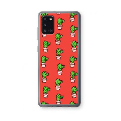Mini cactus: Samsung Galaxy A31 Transparant Hoesje