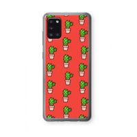 Mini cactus: Samsung Galaxy A31 Transparant Hoesje