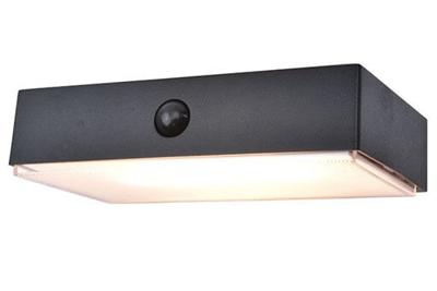 Lutec Zwarte wandlampFadi solar - 6939501330