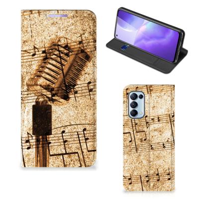 OPPO Find X3 Lite Stand Case Bladmuziek OPPO Find X3 Lite Stand Case Bladmuziek