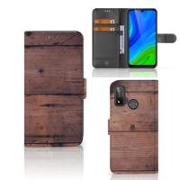 Huawei P Smart 2020 | Book Style Case | Old Wood