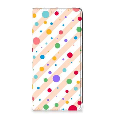 Samsung Galaxy A21s | Hoesje met Magneet | Dots Samsung Galaxy A21s | Hoesje met Magneet | Dots