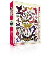New York Puzzle Company Butterflies~Papillons - 1000 stukjes - thumbnail